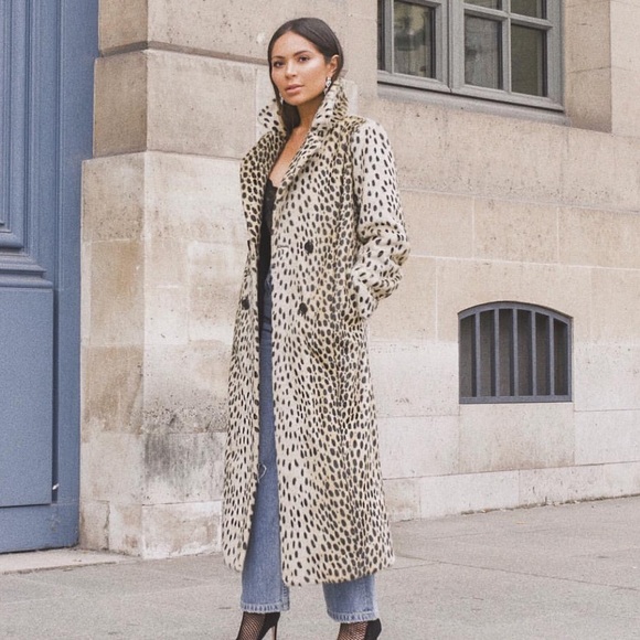 X Revolve Perry Leopard Coat 